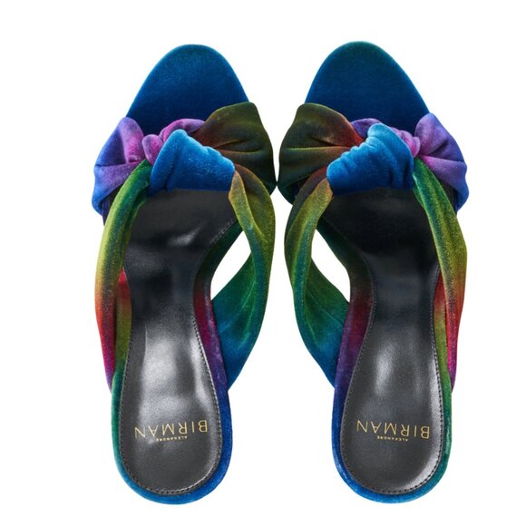 Alexandre Birman Kacey Velvet Sandal 85 – Size IT 39.5 - Picture 7 of 10